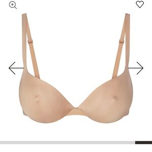 New Skims Nude T-Shirt Bra 36B molded cup underwire  padded